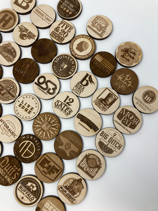 The Western NY Craft Brewery Bar Coin Collection