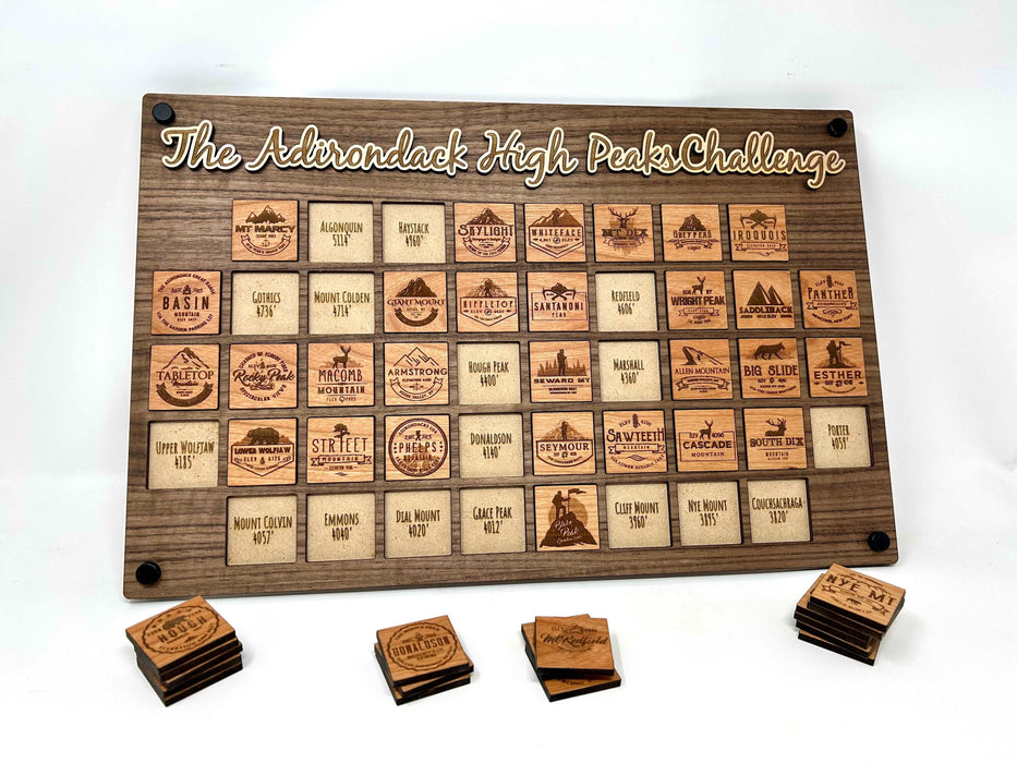 Adirondack Mountains 46er Club High Peaks Hiking Challenge Collectors Edition Tracker | ADK 46er High Peaks Challenge