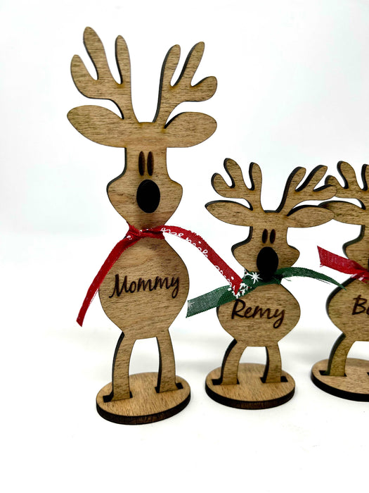 Stand Up Reindeer Christmas Decorations