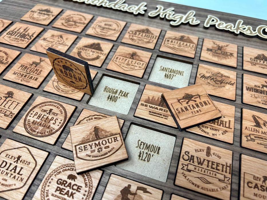 Adirondack Mountains 46er Club High Peaks Hiking Challenge Collectors Edition Tracker | ADK 46er High Peaks Challenge