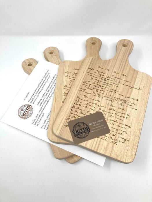 Cutting Board - Recipe Engraving