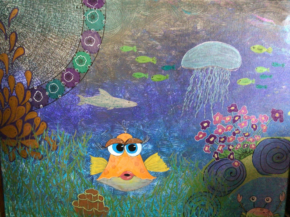 Undersea scene 16”x20”