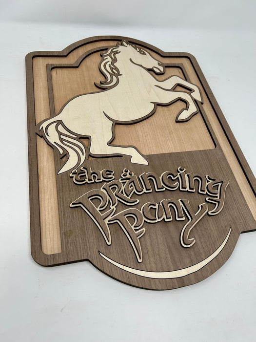 The Prancing Pony Sign