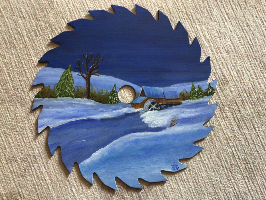 Winter Mill scene