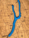 Bathymetric Cherry Lake Map