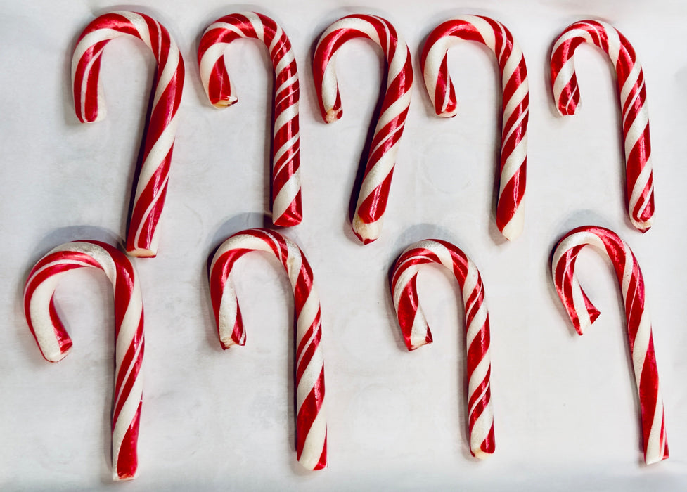 Dye Free Candy Canes- 6 Pack.