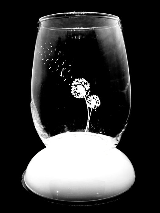 Laser Engraved Stemless Wine