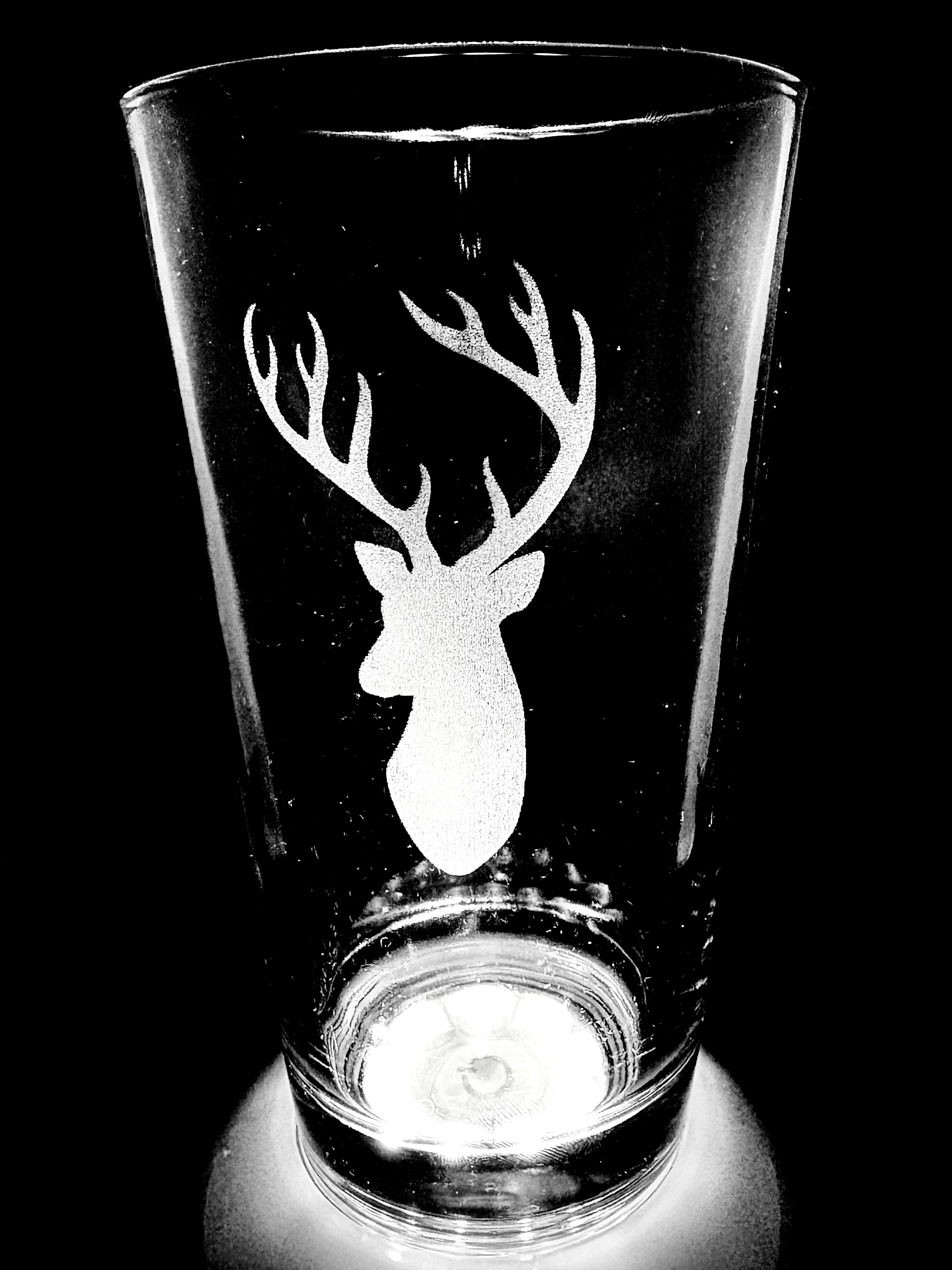 Laser Engraved Pint Glass - handmade beer glasses by Etched in the Finger Lakes | Shop Finger Lakes NY