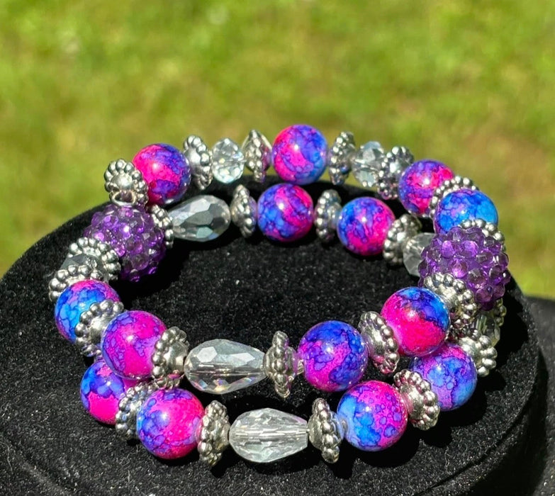 Memory wire bracelet