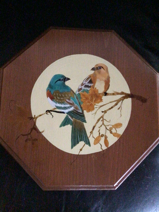 Birds on a Brach 12” hexagon