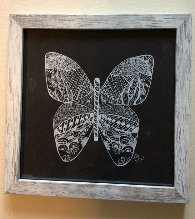 Black & White Butterfly