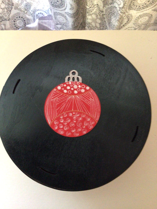 Round Christmas box