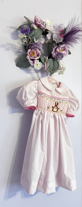 Hand smocked little girl dress