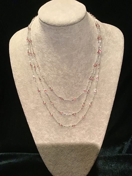 Sparkly Unique chain necklace.