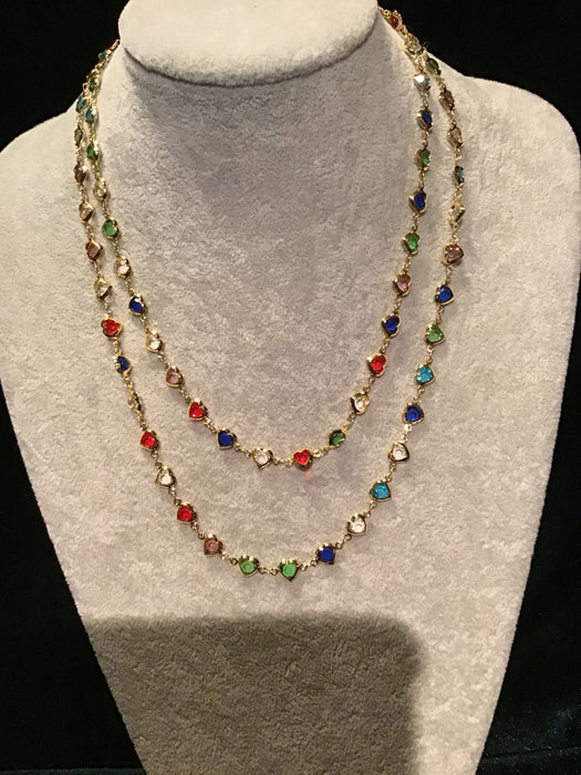 Sparkly Unique chain necklace.