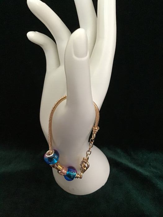 Zodiac adjustable snake bracelet-(December-January) Capricorn