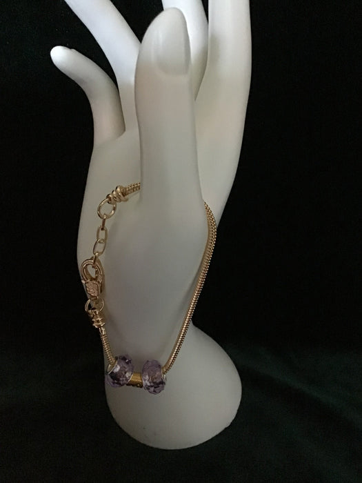 Zodiac adjustable snake bracelet-( December-January) Capricorn