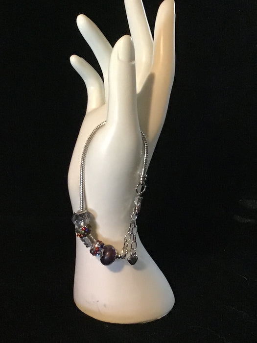 Zodiac adjustable snake bracelet-(June-July)Cancer