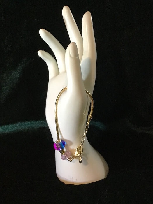 Zodiac adjustable snake bracelet-(August-Sept)Virgo