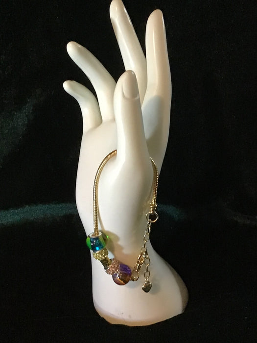 Zodiac adjustable snake bracelet-(Sept-October)Libra