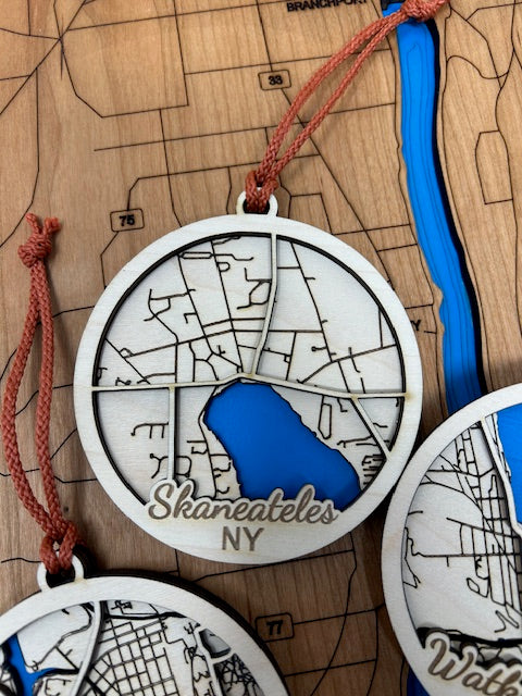 Finger Lakes NY | New York Lake Town Ornament