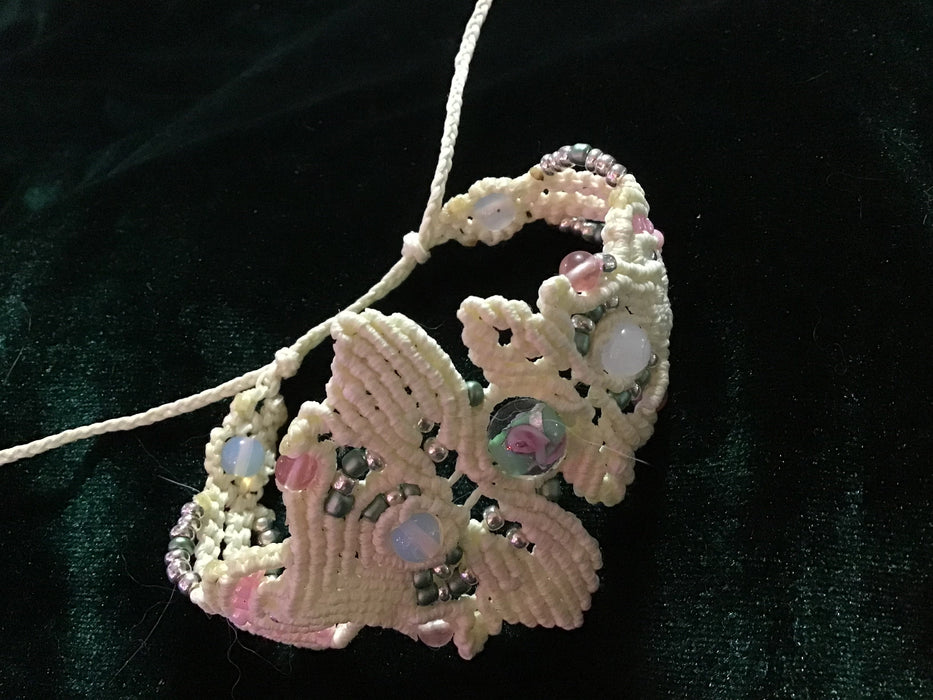 Beautiful macrame cuff bracelet,