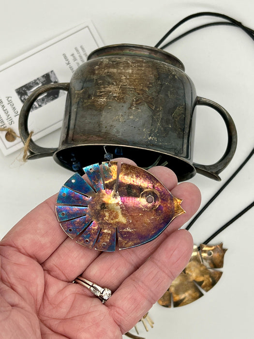 Up-Cycled Silverplate Sugar Wind Chime