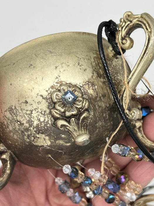 Up-Cycled Silverplate Creamer Wind Chime