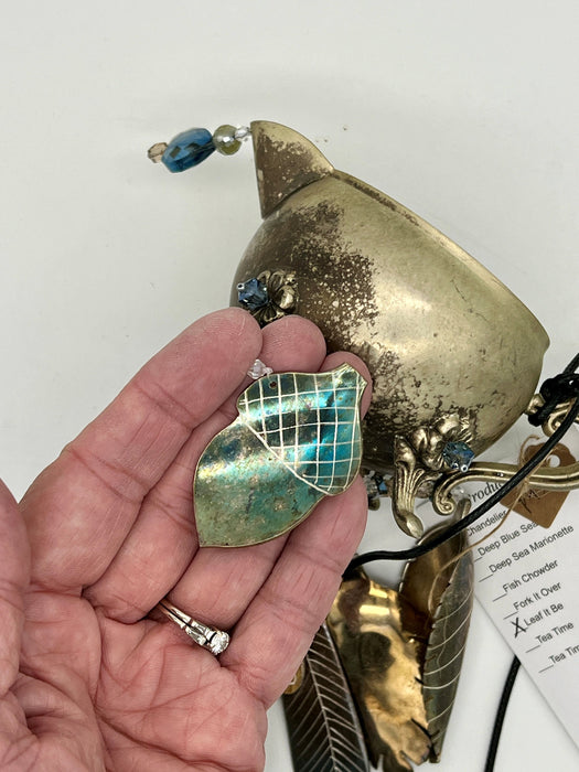 Up-Cycled Silverplate Creamer Wind Chime