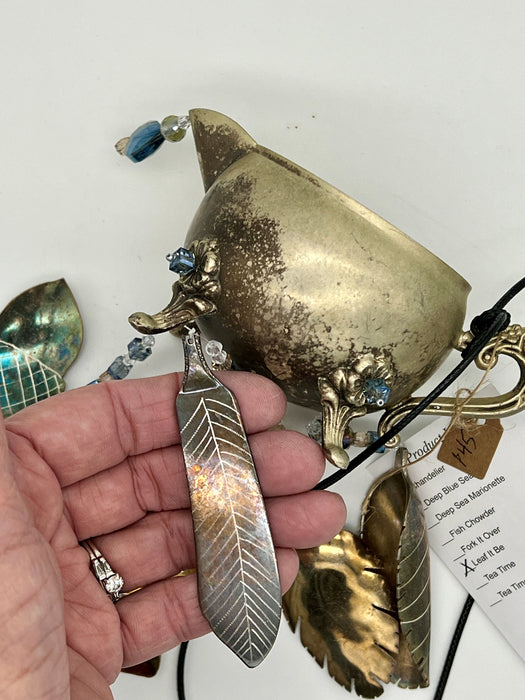Up-Cycled Silverplate Creamer Wind Chime