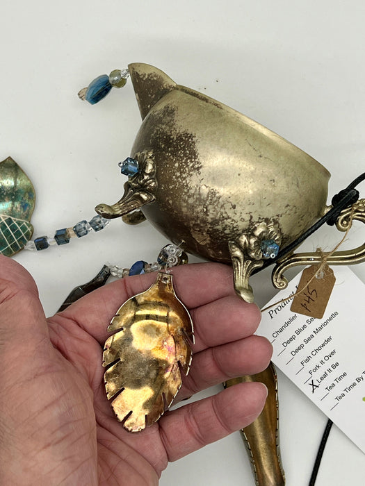 Up-Cycled Silverplate Creamer Wind Chime