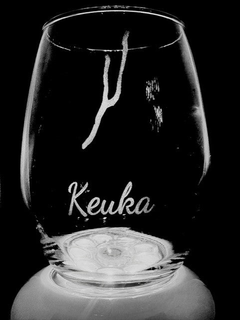 Laser Engraved Stemless Wine