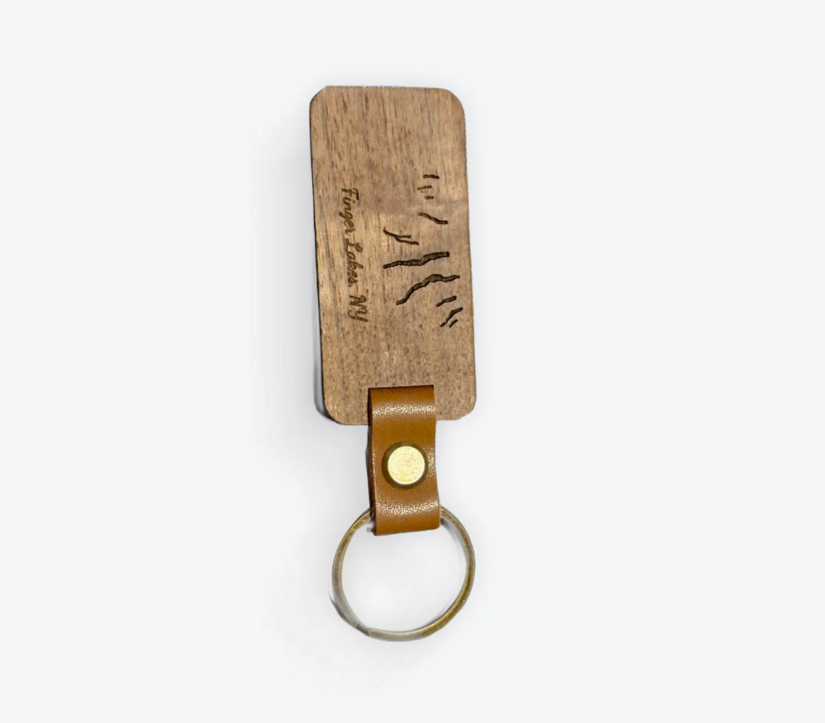 Finger Lakes Keychain - handmade keychains by Etched in the Finger Lakes | Shop Finger Lakes NY
