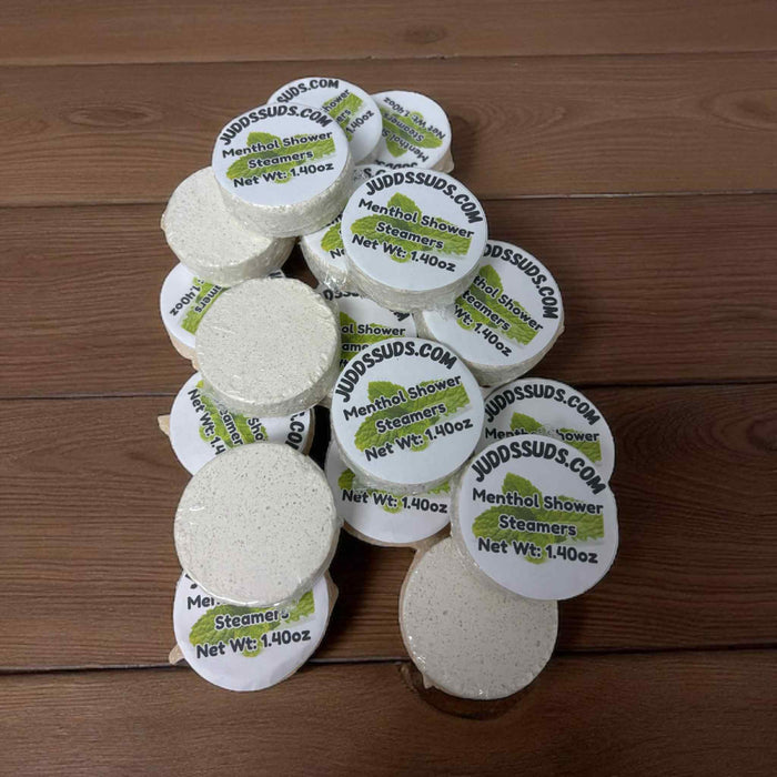 Menthol Shower Steamer | Essential oil | Eucalyptus | Spearmint | Peppermint | 1.40 oz