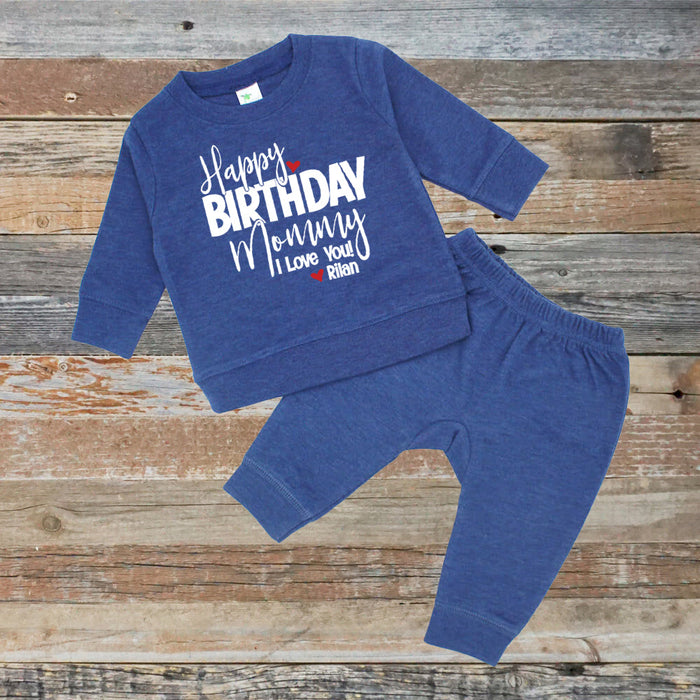 Personalized Happy Birthday Mommy Outfit: Gift For Mom