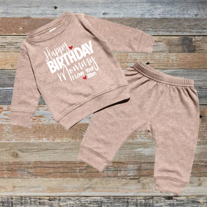 Personalized Happy Birthday Mommy Outfit: Gift For Mom