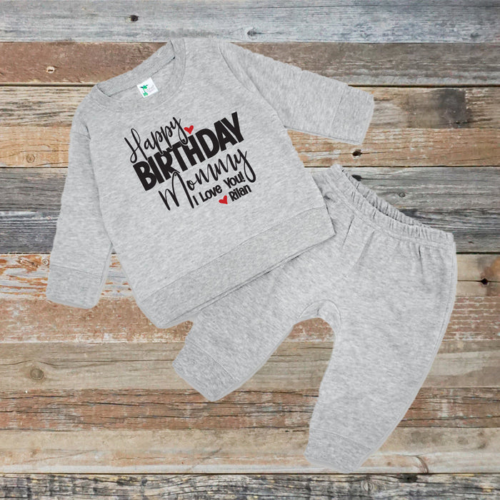 Personalized Happy Birthday Mommy Outfit: Gift For Mom