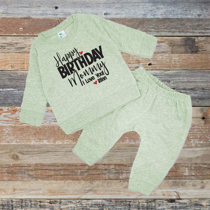 Personalized Happy Birthday Mommy Outfit: Gift For Mom