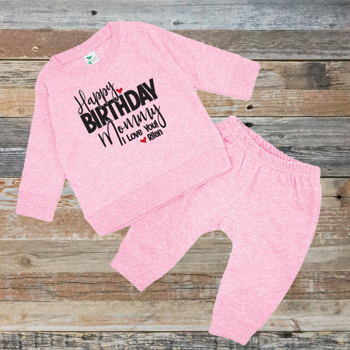 Personalized Happy Birthday Mommy Outfit: Gift For Mom