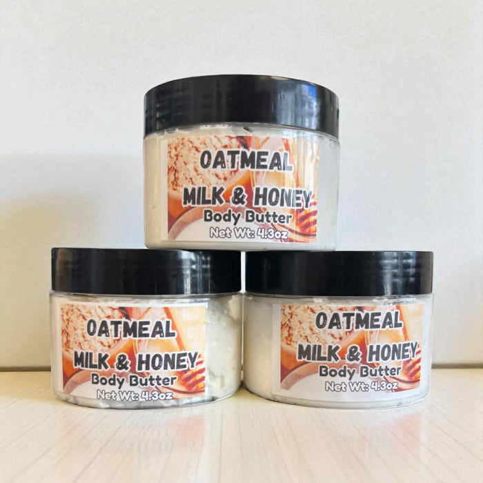 Oatmeal Milk & Honey | Body Butter | 4.3oz | French Vanilla, Warm and Cozy