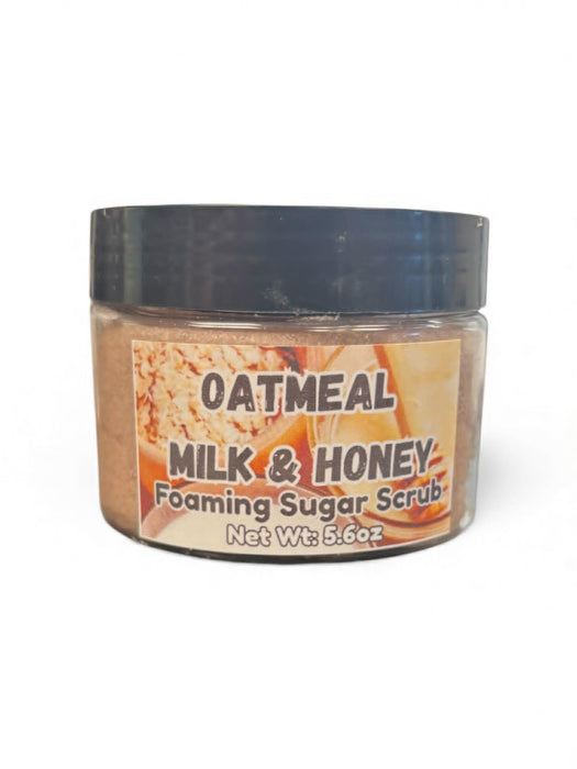 Oatmeal Milk & Honey | Foaming Sugar Scrub | 5.6oz | Warm Oatmeal, Sweet Honey & Creamy Lather