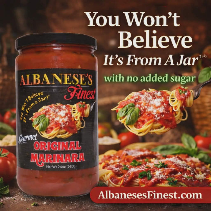Albanese's Finest Original Marinara Sauce 24oz - No Added Sugar!