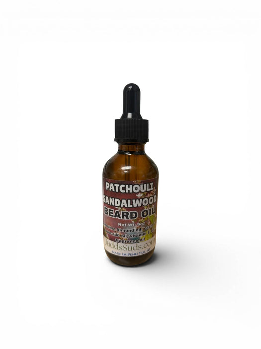 Patchouli Sandalwood Beard Oil | Earthy, Woodsy Grooming Oil for Men | Conditioning & Shine