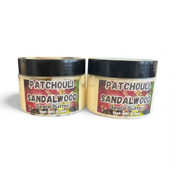 Patchouli Sandalwood Beard Butter | Deep Conditioning Beard Balm | Earthy & Woodsy Grooming