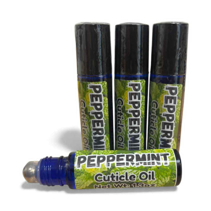 Peppermint Essential Oil Cuticle Oil | Hydrate, Strengthen & Nourish Nails Naturally | Cooling Nail Care | 1.3oz