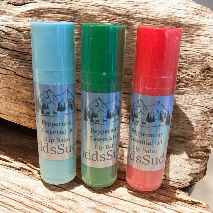 Peppermint Essential Oil Lip Balm – Cooling & Moisturizing Natural Lip Care