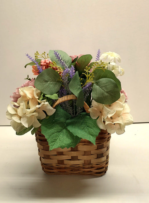 Spring basket door hanger
