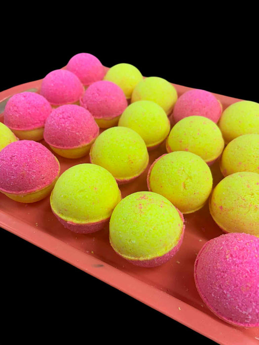 Rainbow Sherbet Bath Fizzies | Sweet Citrus & Berry Blend | Orange, Raspberry, Pineapple, Vanilla | Handmade Bath Bombs