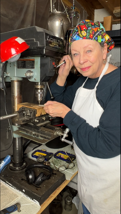 Up-Cycled Silverplate Creamer Wind Chime