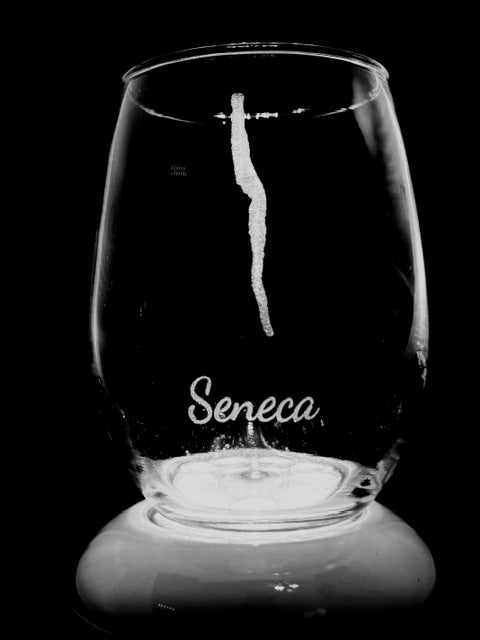 Laser Engraved Stemless Wine
